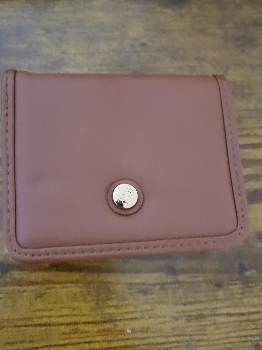 Classic Compact Card Holder Wallet - Chestnut Brown